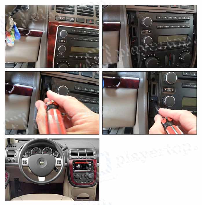 installation autoradio chevrolet uplander